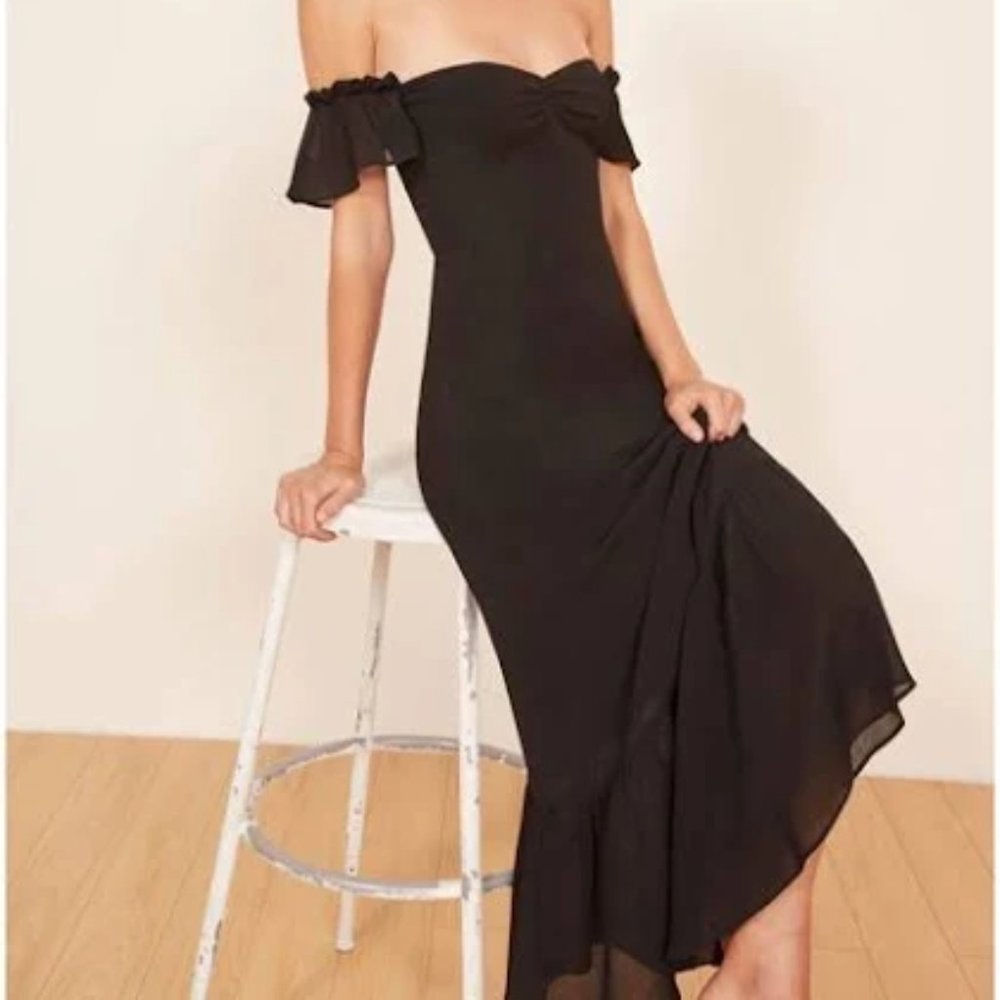 Reformation Butterfly Dress | Black 🔥 Special Sale 🔥 - Picture 6 of 14